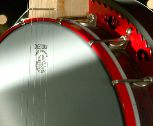 Greg Deering with a banjo