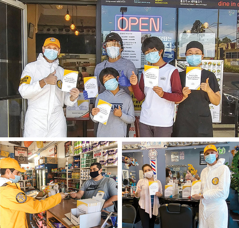 Volunteer Ministers offered the resources of the Stay Well program to numerous houses of worship and nonprofits, where it was gratefully accepted.